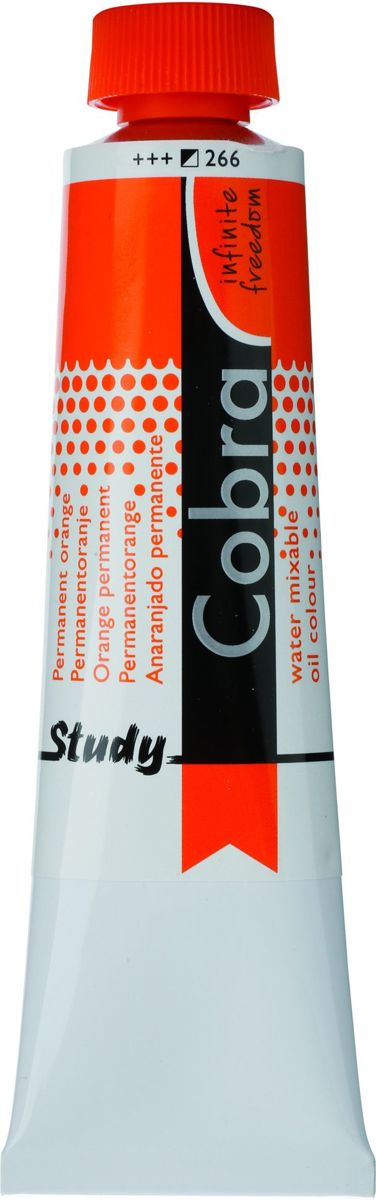 Cobra Study Olieverf 40ml | Permanent Orange (266)